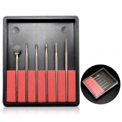 Set capete freza carbid cu cap diamanatat #250033